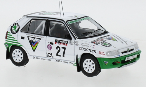 Skoda Felicia Kit Car No.27 Trigard Team Skoda RAC Rally 1995 Sibera/Gross - 1:43